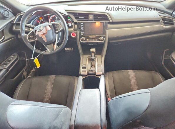 2HGFC2F80LH529556 2020 HONDA CIVIC Белый Вид панели приборов