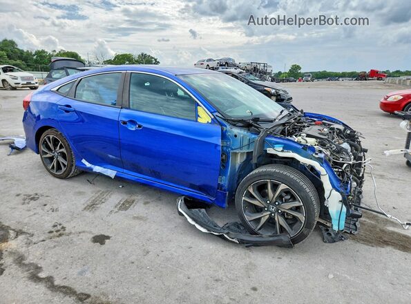 2HGFC2F80LH564792 2020 HONDA CIVIC Blue Առջևի աջ