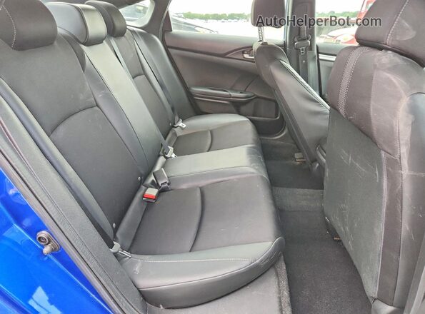 2HGFC2F80LH564792 2020 HONDA CIVIC Blue Հետևի նստատեղերի տեսք