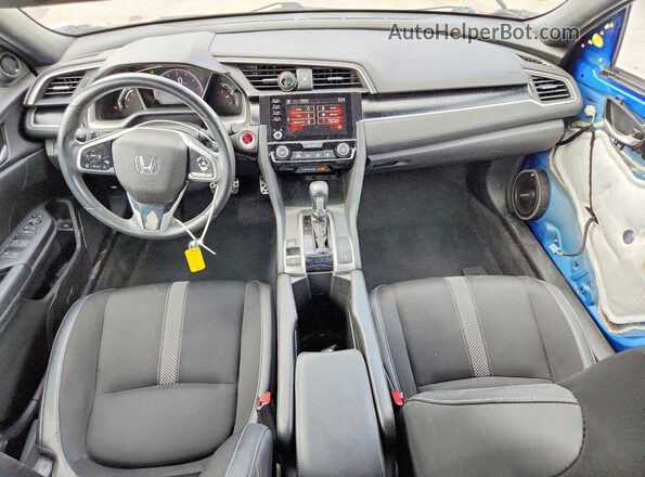 2HGFC2F80LH564792 2020 HONDA CIVIC Blue Առջևի վահանակի տեսք