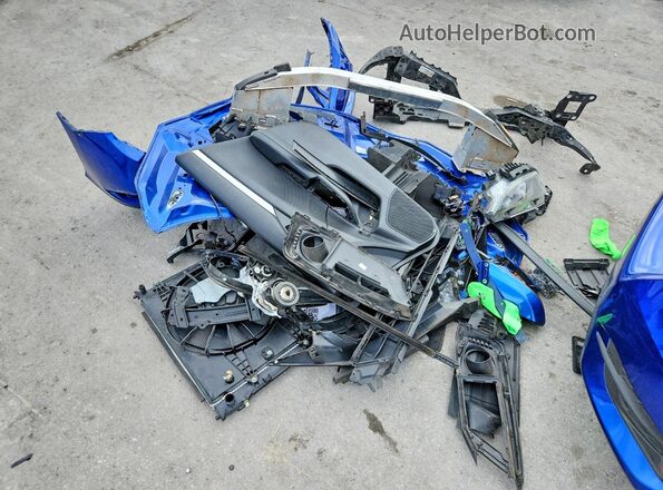 2HGFC2F80LH564792 2020 HONDA CIVIC Blue Շարժիչի բաժամունքի տեսք