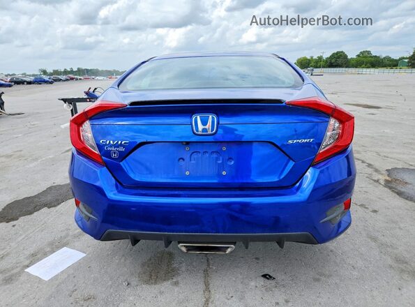 2HGFC2F80LH564792 2020 HONDA CIVIC Blue Հետևի տեսք