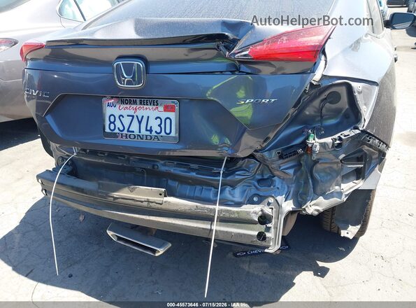 2HGFC2F80LH567594 2020 HONDA CIVIC Gray Widok z przodu