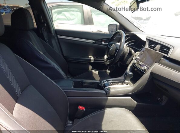 2HGFC2F80LH567594 2020 HONDA CIVIC Gray Widok wnętrza z przodu