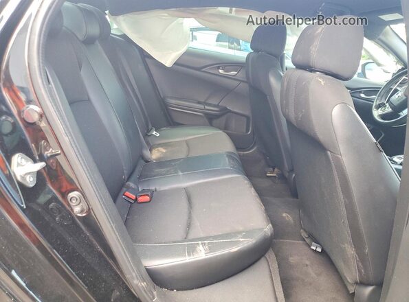 2HGFC2F80LH583374 2020 HONDA CIVIC Black Rear seats view