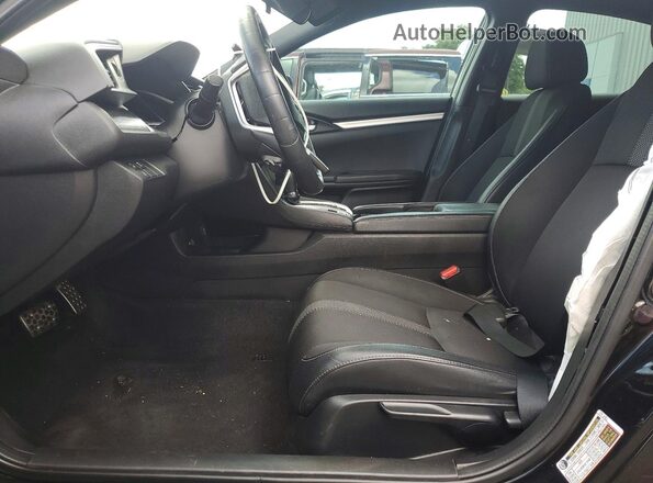 2HGFC2F80LH583374 2020 HONDA CIVIC Black Front interior view