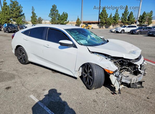 2HGFC2F80LH590471 2020 HONDA CIVIC White Delantero derecho