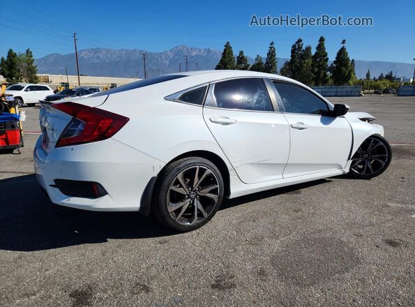 2HGFC2F80LH590471 2020 HONDA CIVIC White Trasero derecho