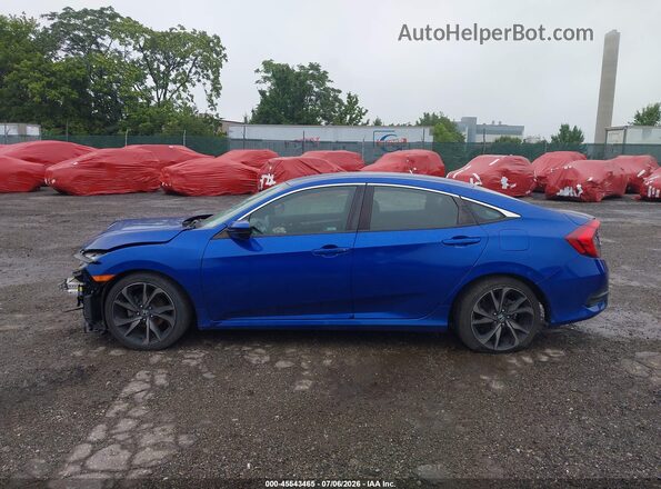 2HGFC2F80LH600917 2020 HONDA CIVIC Blue 360 interior view
