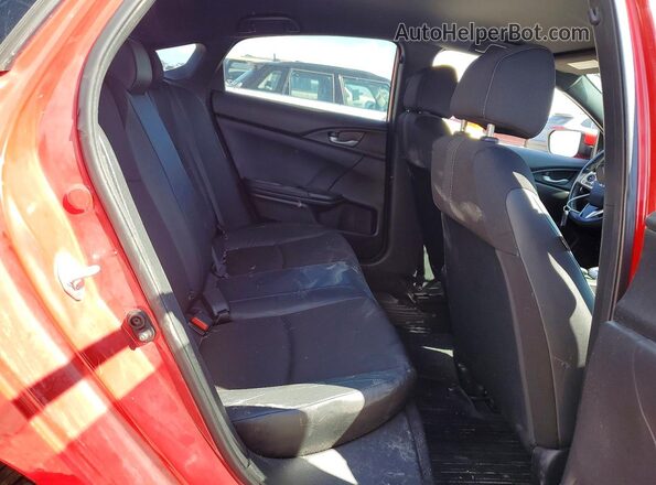 2HGFC2F80MH513438 2021 HONDA CIVIC Red Հետևի նստատեղերի տեսք