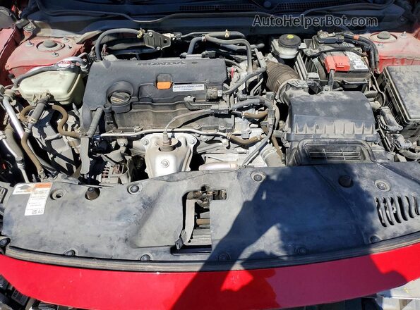 2HGFC2F80MH513438 2021 HONDA CIVIC Red Սալոնի հետևի տեսք