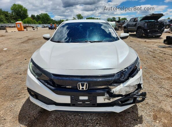 2HGFC2F80MH529798 2021 HONDA CIVIC White Դիմացի տեսք