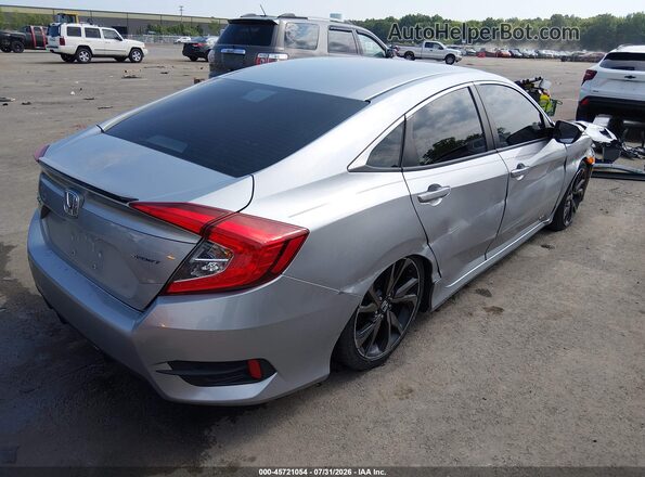 2HGFC2F80MH532572 2021 HONDA CIVIC Silver Հետևի աջ