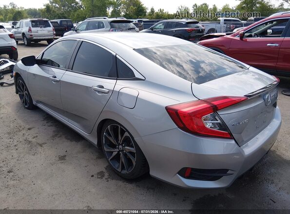 2HGFC2F80MH532572 2021 HONDA CIVIC Silver Հետևի ձախ