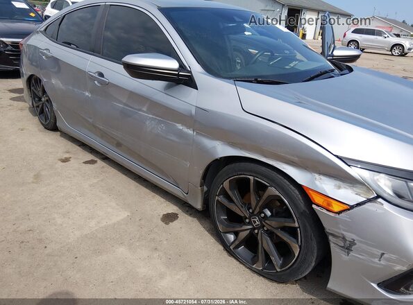 2HGFC2F80MH532572 2021 HONDA CIVIC Silver Դիմացի տեսք