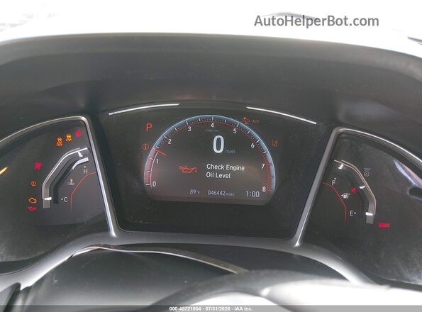 2HGFC2F80MH532572 2021 HONDA CIVIC Silver Հետևի նստատեղերի տեսք