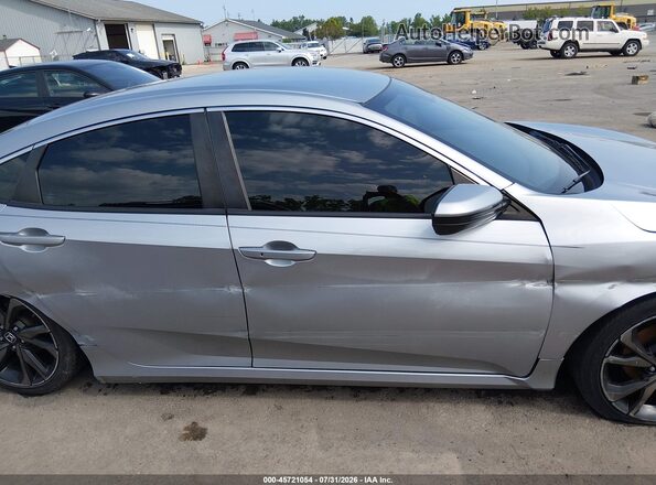 2HGFC2F80MH532572 2021 HONDA CIVIC Silver Սալոնի հետևի տեսք