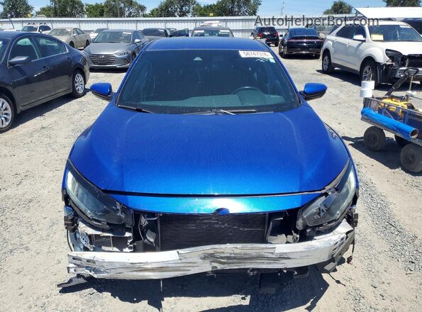 2HGFC2F80MH537884 2021 HONDA CIVIC Blue Vista frontal