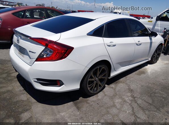 2HGFC2F80MH542373 2021 HONDA CIVIC White Trasero derecho