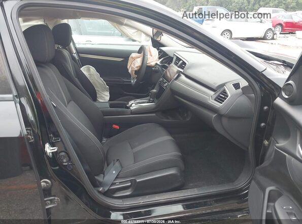 2HGFC2F81GH505966 2016 HONDA CIVIC Black Widok wnętrza z przodu