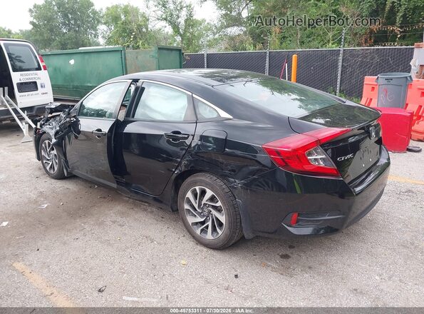 2HGFC2F81GH505966 2016 HONDA CIVIC Black Tył lewy