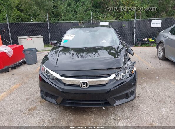 2HGFC2F81GH505966 2016 HONDA CIVIC Black Widok zestawu wskaźników