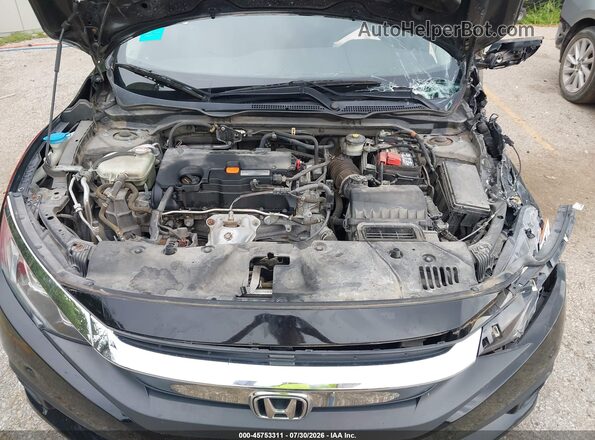 2HGFC2F81GH505966 2016 HONDA CIVIC Black Widok z tyłu