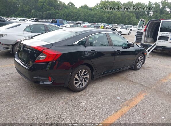 2HGFC2F81GH505966 2016 HONDA CIVIC Black Tył prawy