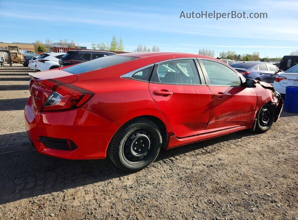 2HGFC2F81KH018324 2019 HONDA CIVIC Red Tył prawy