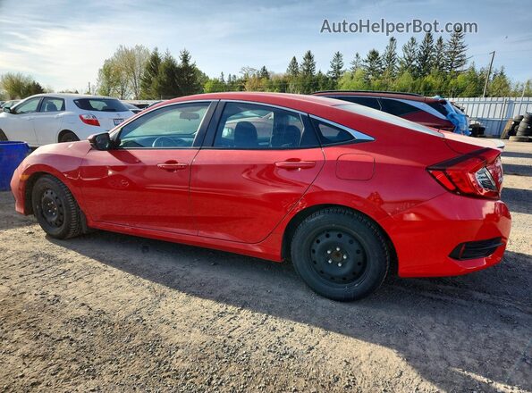 2HGFC2F81KH018324 2019 HONDA CIVIC Red Tył lewy