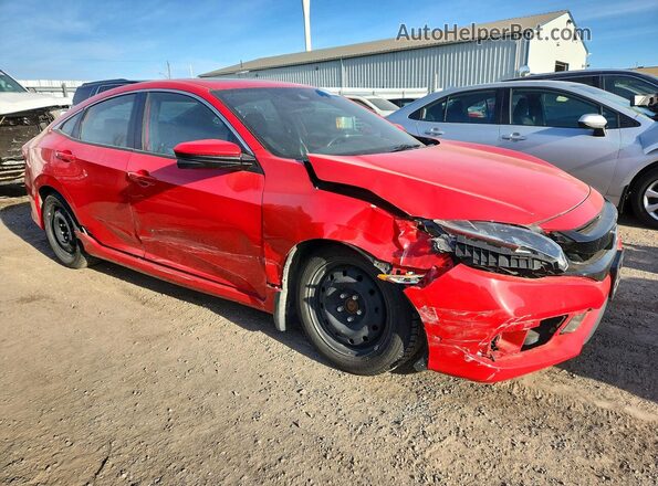 2HGFC2F81KH018324 2019 HONDA CIVIC Red Przód prawy
