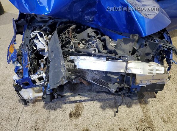 2HGFC2F81KH539155 2019 HONDA CIVIC Blue უკანა სალონის ხედი