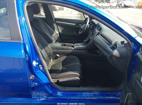 2HGFC2F81KH543657 2019 HONDA CIVIC Blue წინა სალონის ხედი