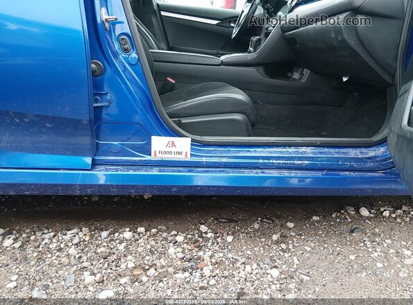 2HGFC2F81KH543657 2019 HONDA CIVIC Blue უკანა სალონის ხედი