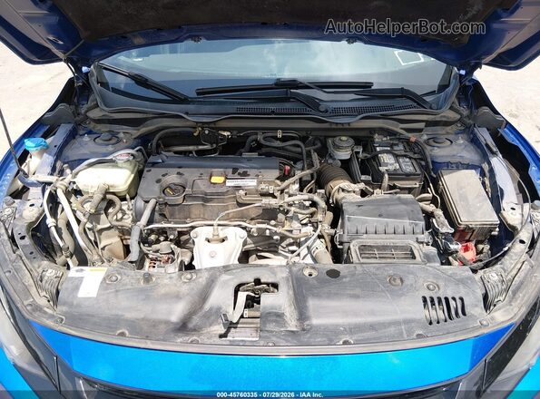 2HGFC2F81KH543657 2019 HONDA CIVIC Blue უკანა ხედი