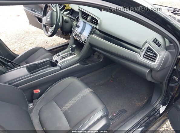 2HGFC2F81KH559650 2019 HONDA CIVIC Black Вид салону спереду