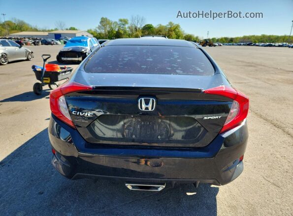 2HGFC2F81KH582779 2019 HONDA CIVIC Черный Вид сзади