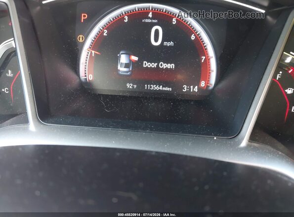 2HGFC2F81LH516282 2020 HONDA CIVIC Silver Вид задніх сидінь