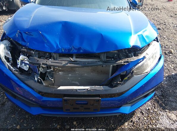 2HGFC2F81LH550447 2020 HONDA CIVIC Синий Вид спереди