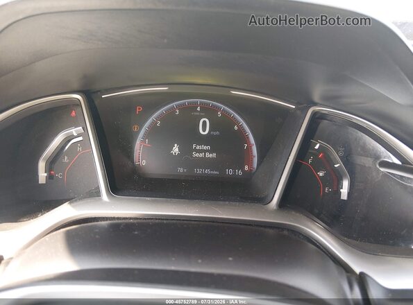 2HGFC2F81LH550447 2020 HONDA CIVIC Синий Вид задних сидений