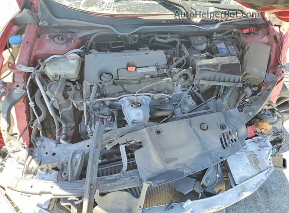 2HGFC2F81LH556734 2020 HONDA CIVIC Red Սալոնի հետևի տեսք
