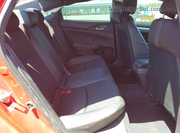 2HGFC2F81LH556734 2020 HONDA CIVIC Red Հետևի նստատեղերի տեսք