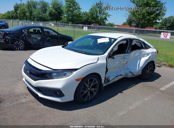 2HGFC2F81LH563814 2020 HONDA CIVIC White Front left