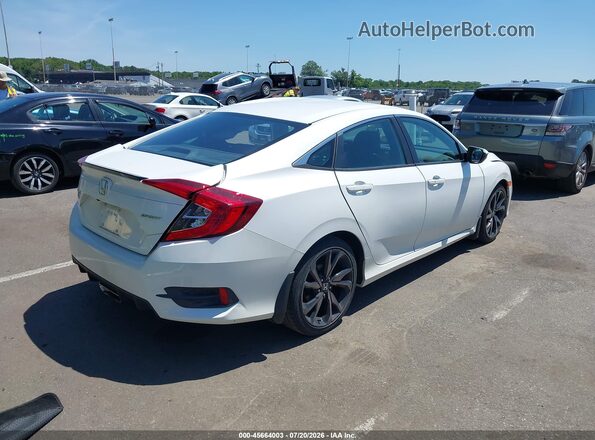 2HGFC2F81LH563814 2020 HONDA CIVIC White Rear right