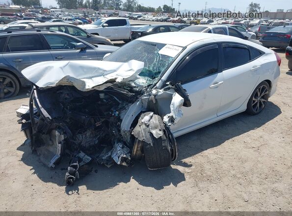 2HGFC2F81LH568978 2020 HONDA CIVIC White Vista tres cuartos delantera izquierda