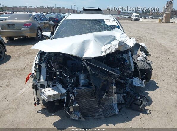 2HGFC2F81LH568978 2020 HONDA CIVIC White Vista del cuadro de instrumentos
