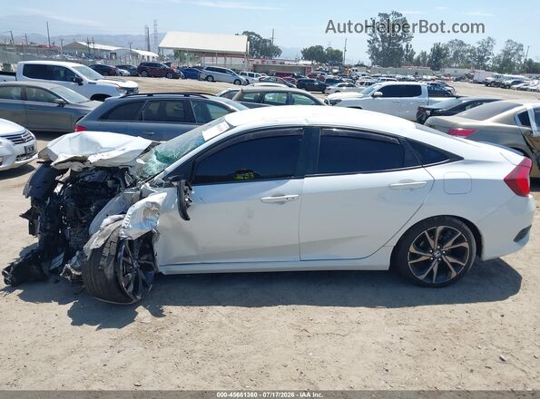 2HGFC2F81LH568978 2020 HONDA CIVIC White Vista interior de 360 grados