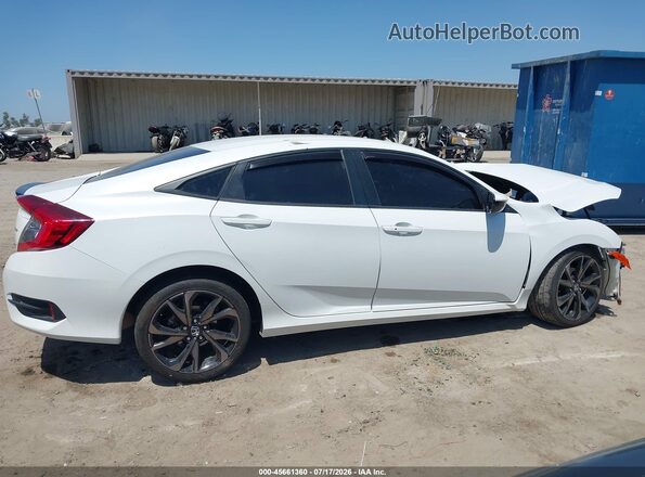 2HGFC2F81LH568978 2020 HONDA CIVIC White Vista interior trasera