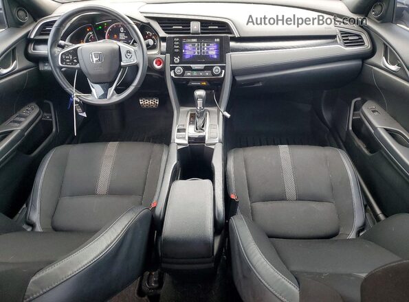 2HGFC2F81LH585215 2020 HONDA CIVIC Silver Dashboard view