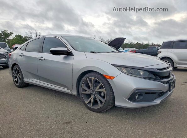 2HGFC2F81LH585215 2020 HONDA CIVIC Silver Front right